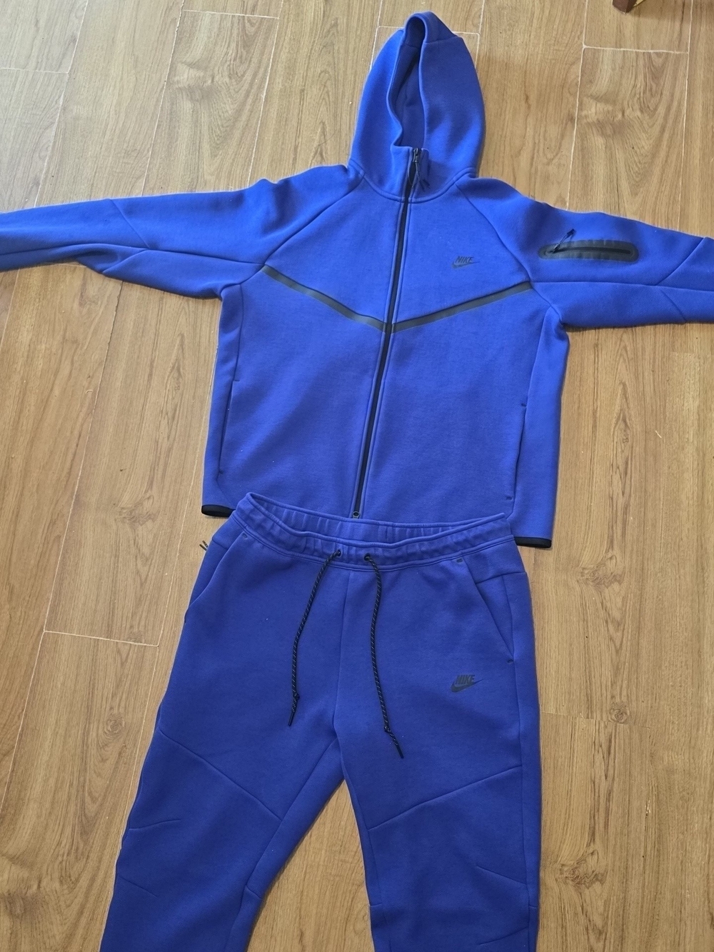 Nike Sportswear Tech Fleece 3-Piece Tracksuit Set [XL] [Royal Blue]